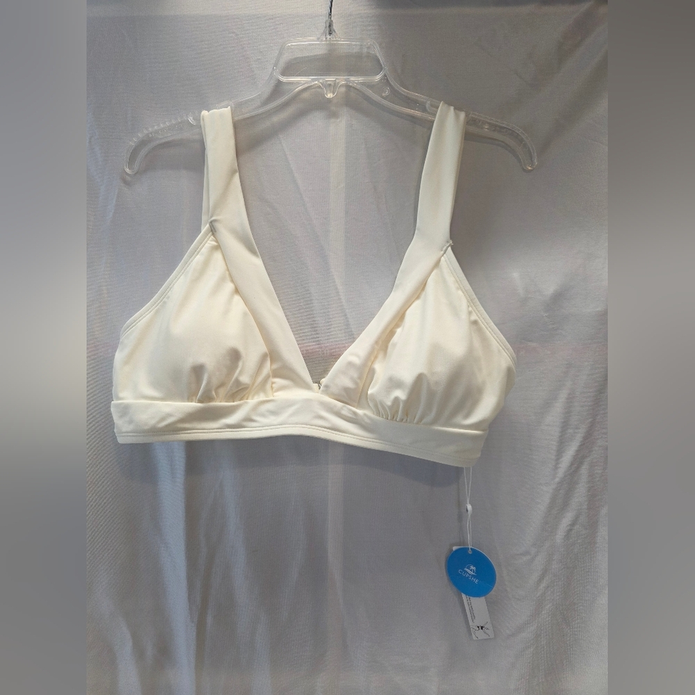 Women's Cream Swim Top